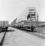 167470 Afbeelding van goederenwagens op het emplacement te Amersfoort.